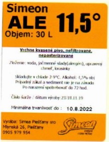  sudovka Simeon Ale 11,5 2
