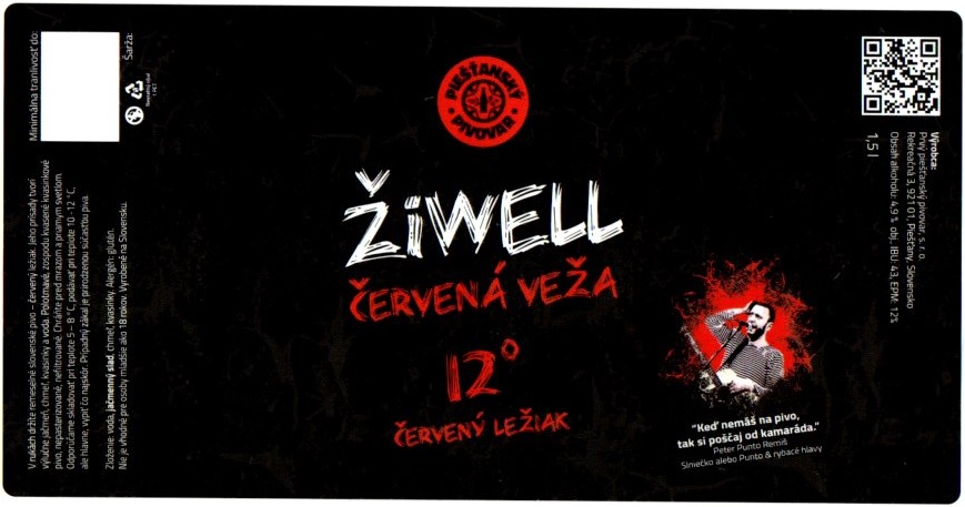 Cervena veza - 1,5l biely obdlznik