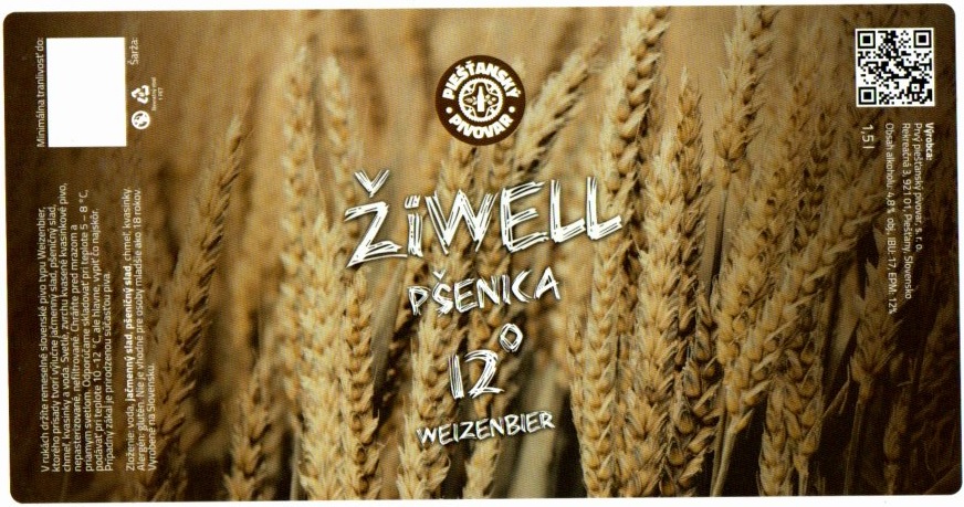 Psenica 1,5l QR kod hore