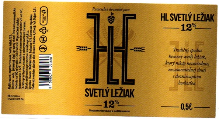 HL Svetly leziak 12 2 hladky povrch
