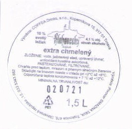 Hlohovecky leziak 10 extra chmeleny 1,5l