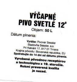  sudovka Vycapne pivo svetle - 50 L