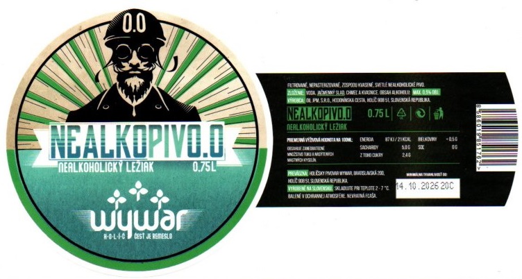 _Nealko pivo 5 leskla neplaticka