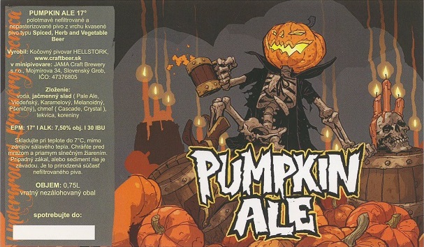 Pumpkin Ale 2 _17o_0,75l_alkohol 7,50% obj._30 IBU