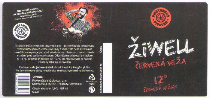 Cervena veza - 0,33l - ciarovy kod