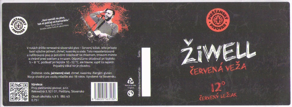 Cervena veza - 0,75l
