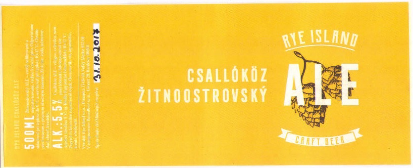 Zitnoostrovsky Ale - 500ml - 5,5%