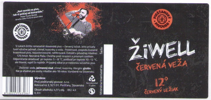 Cervena veza - 0,33l gluten