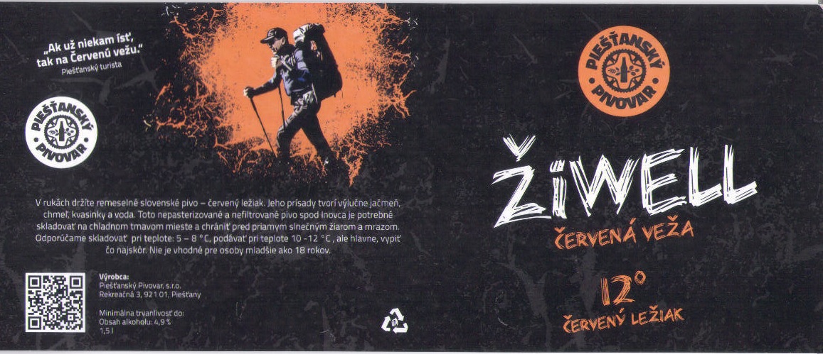 Cervena veza - 1,5l turista