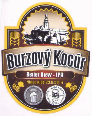 Burzovy Kocur 2014 Better Brew - IPA
