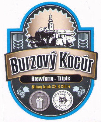 Burzovy Kocur 2014 Brewferm - Triple