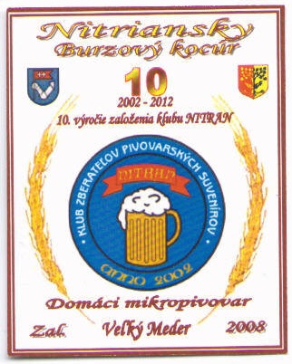 Nitriansky Burzovy kocur 2012 hneda