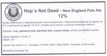 sudovka Hop's Not Dead