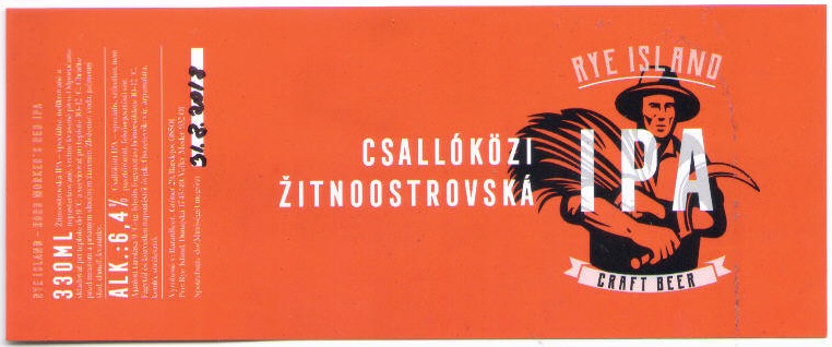 Zitnoostrovska Ipa - 330ml - craft beer ciernym