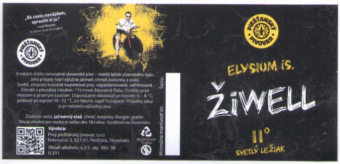 Jedenastka 0,33l QR kod Elysium
