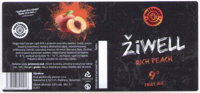 Rich Peach gluten
