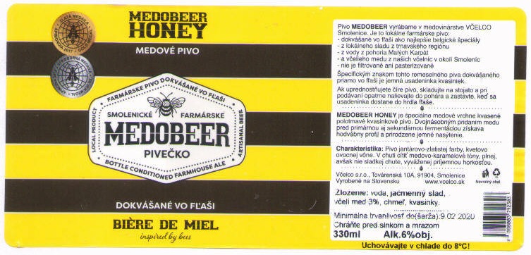 Biere de Miel 3 330 ml 6% medaile