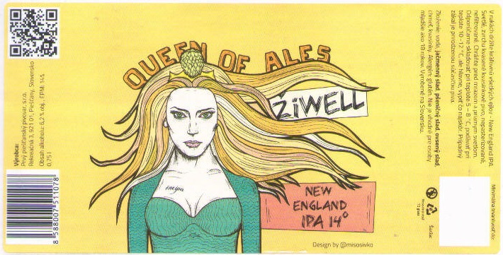 Queen of Ales 0,75l - oble rohy